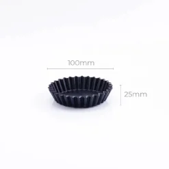 Online Clean Baking Products CleanBaking Kunststof Vlaaipan Gekarteld Ø8,5cm