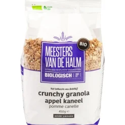 Online De Halm Crunchy Appel-Kaneel Biologisch 450g