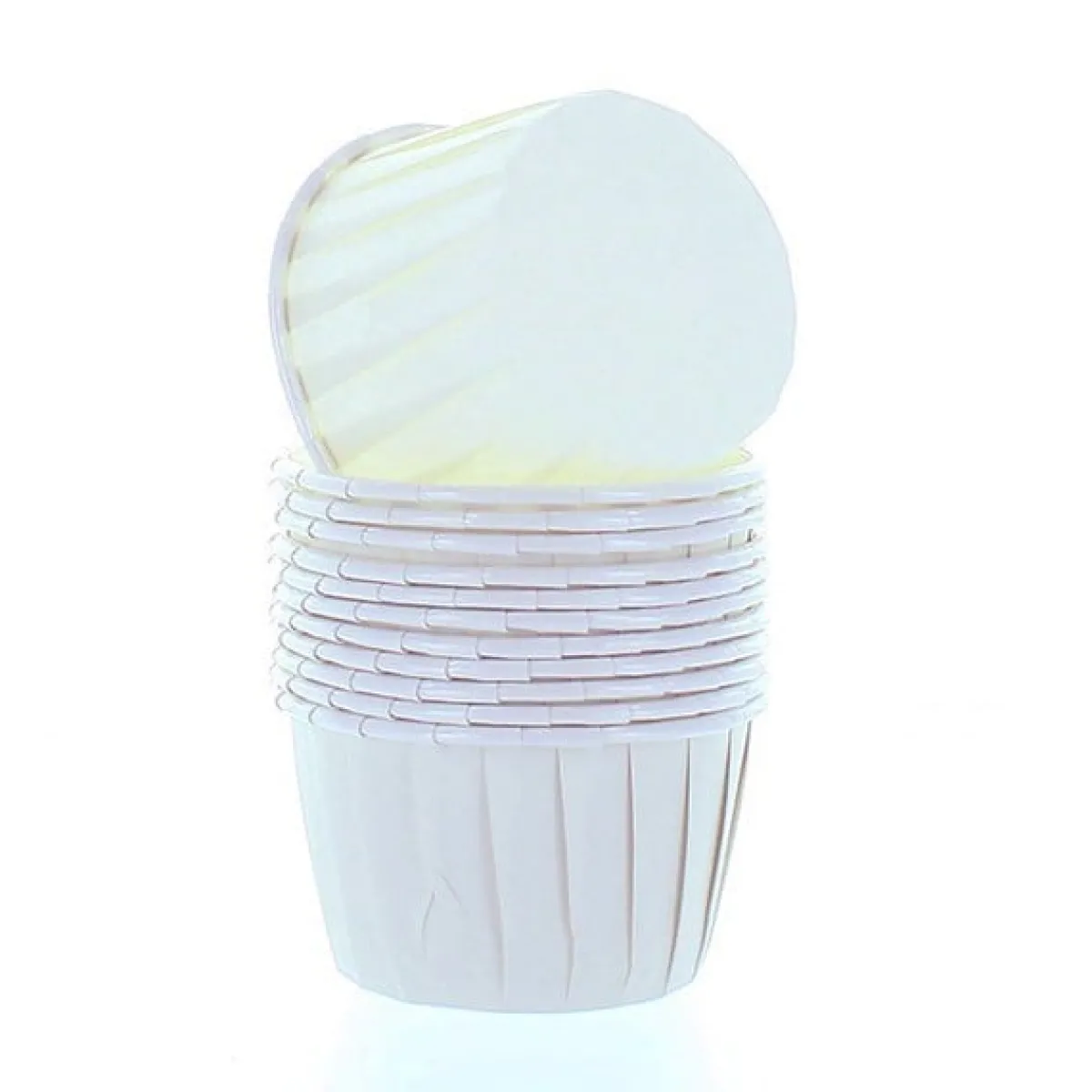 Online Culpitt Cupcake Vormpjes Ivoor 50mm 12st.
