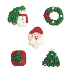 Culpitt Suikerdecoratie Kerst Assortiment 250st.
