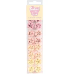 Culpitt Suikerdecoratie Ombré Rozen 16st.