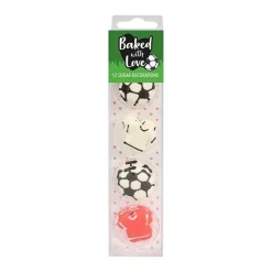 New Culpitt Suikerdecoratie Voetbal 25mm 12st.