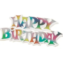 Discount Culpitt Taarttopper Happy Birthday Multi 7,5cm 50st.**