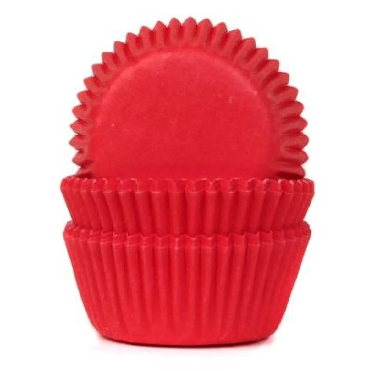 Clearance House of Marie Cupcake Vormpjes HoM MINI Dieprood 35x23mm. 500st.