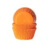 Hot House of Marie Cupcake Vormpjes HoM Oranje 50x33mm. 500st.