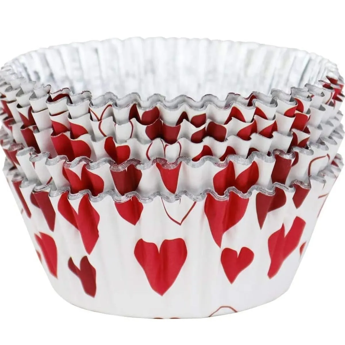 Outlet PME Cupcake Vormpjes Hartjes 30 stuks