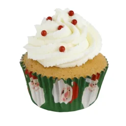 PME Cupcake Vormpjes Kerstman 30 stuks