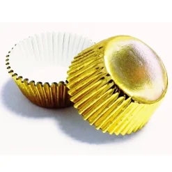 PME Cupcake Vormpjes MINI Goud 45 stuks