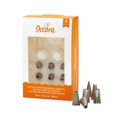 Outlet Decora Spuitmondjes Set Basis 9 stuks**