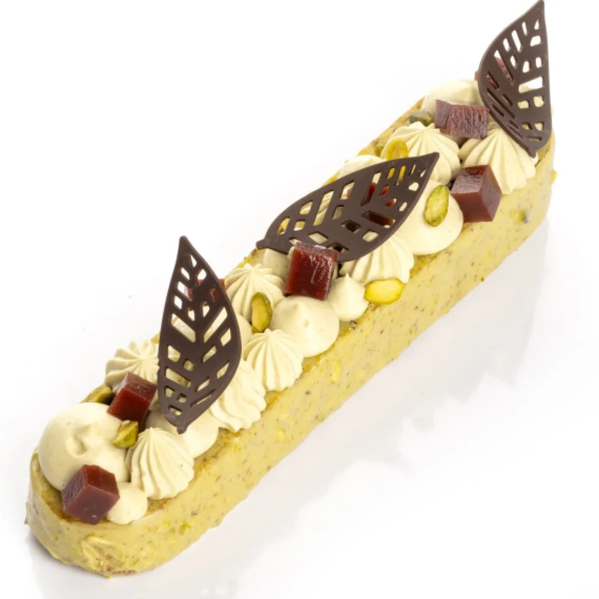Hot Dobla Chocoladedecoratie Gebogen Blad (96 stuks)