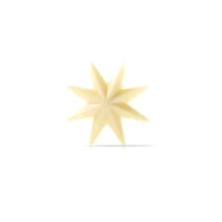 Online Dobla Chocoladedecoratie Witte Ster 3D (36 stuks)