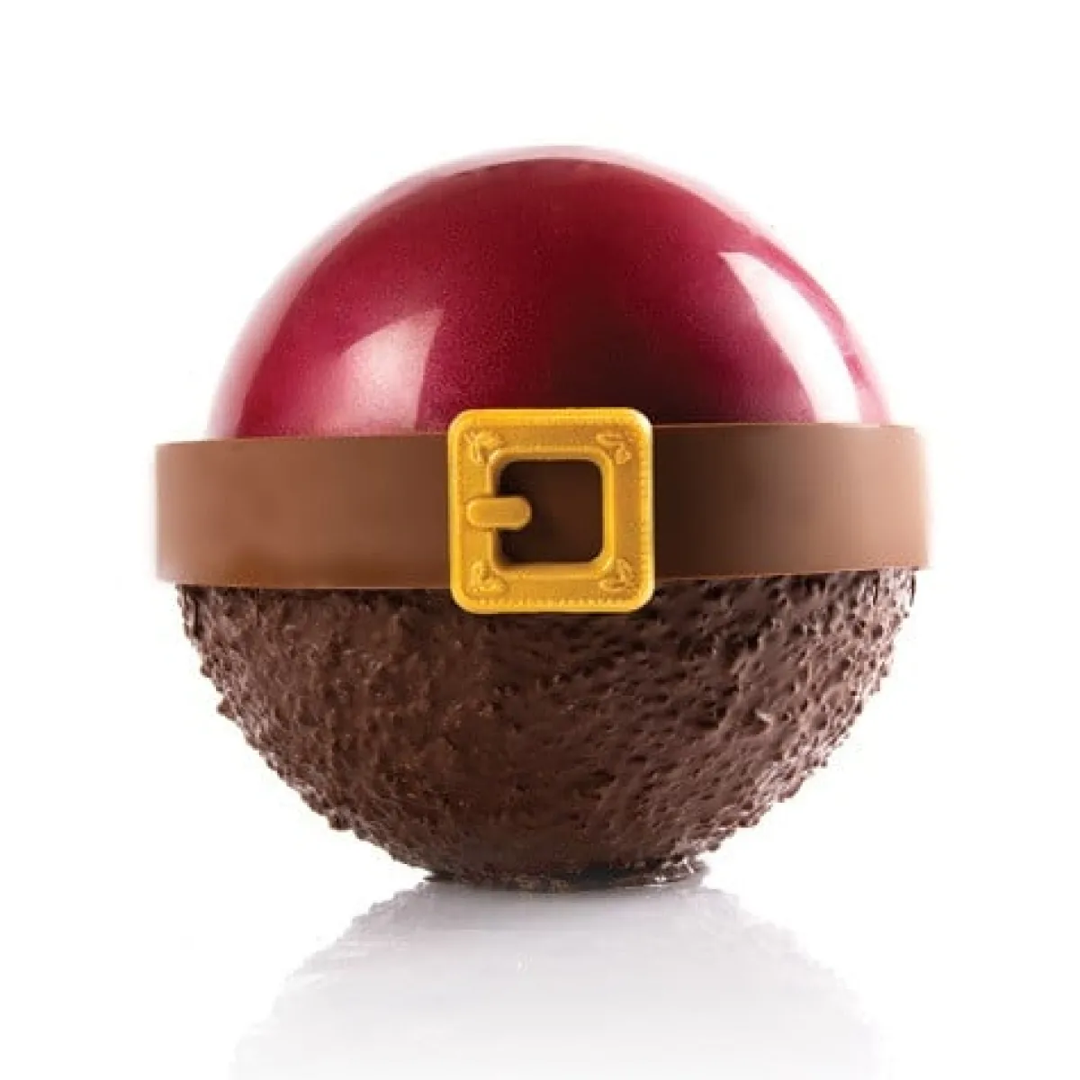 Sale Dobla Chocoladedecoratie Kerstman Riem/Gesp Brons (132 st)