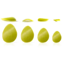 Outlet Dobla Chocoladedecoratie Curvy Spots Groen (288 stuks)**
