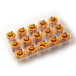 Best Dobla Chocoladedecoratie Pompoen Gezichten (90 stuks)