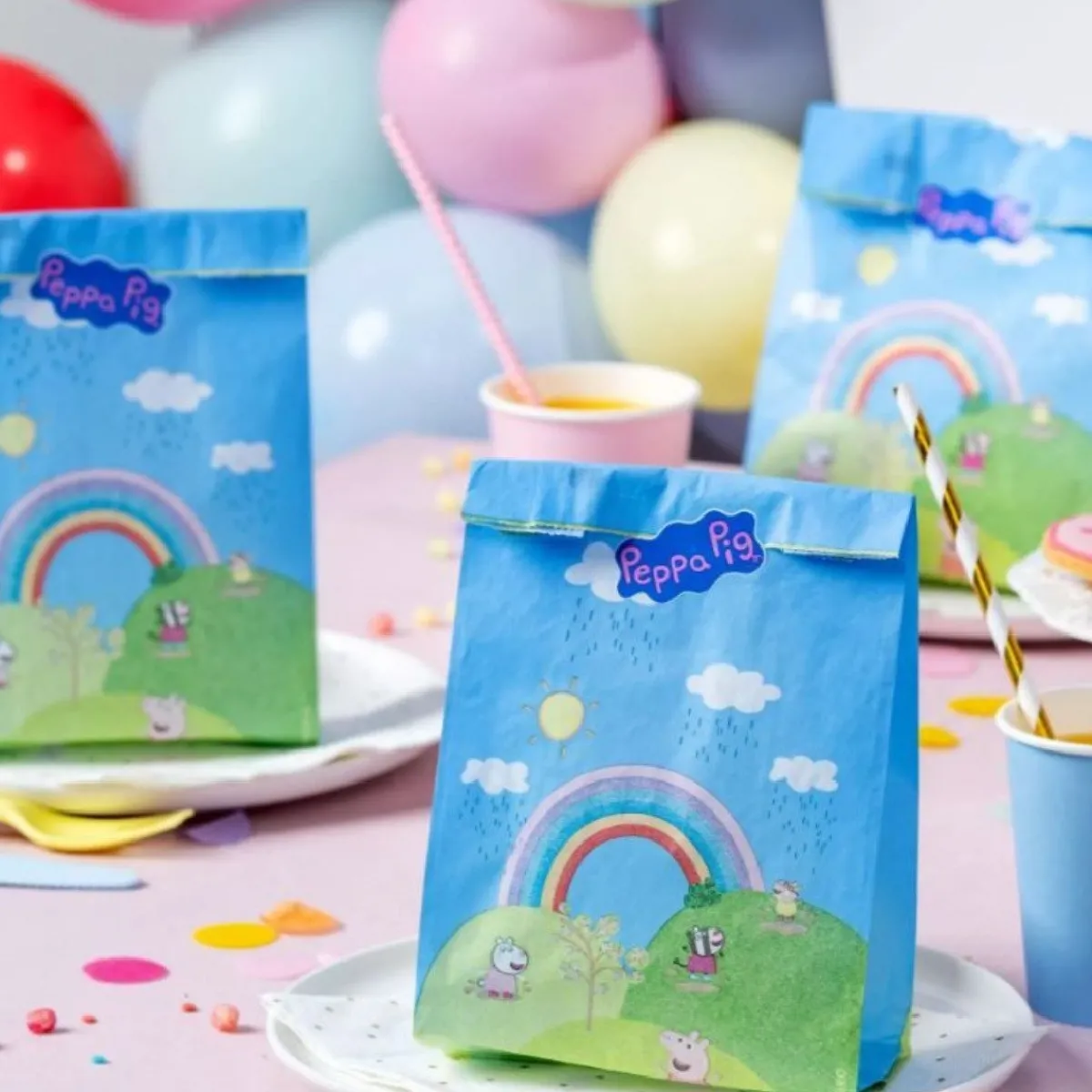 Best Dr. Oetker Dr.Oetker Peppa Pig Papieren Cadeauzakjes en Stickers 8st.