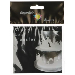 Hot Sugarflair Eetbaar Bladzilver 1 sheet