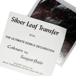 Hot Sugarflair Eetbaar Bladzilver 1 sheet