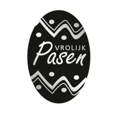 Overig Etiket 'Vrolijk Pasen' 500 stuks