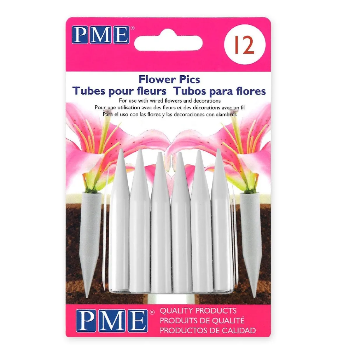 Sale PME Flower Pics Groot 6 stuks