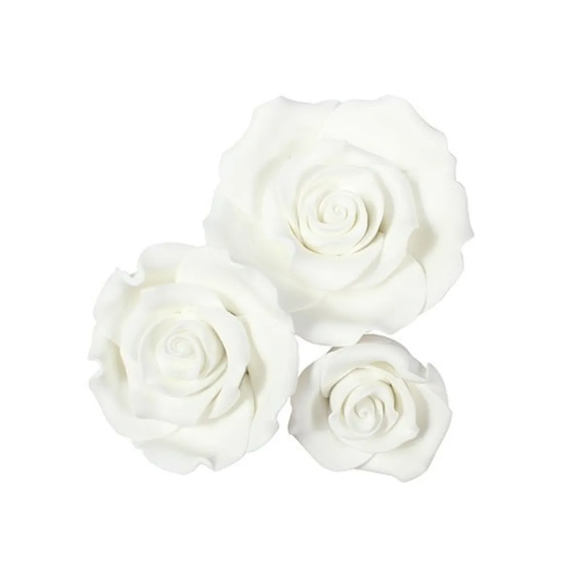 Best Culpitt Fondant Rozen Wit Assortiment 12 stuks