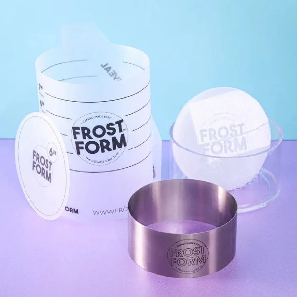 Frost Form Taart Coating Kit Rond 15cm