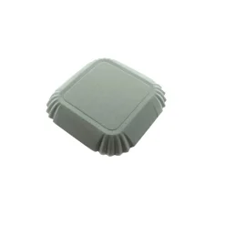 Sale Overig Gebaksschoteltje Vierkant Ribbel Goud 6,5x6,5cm 100st.