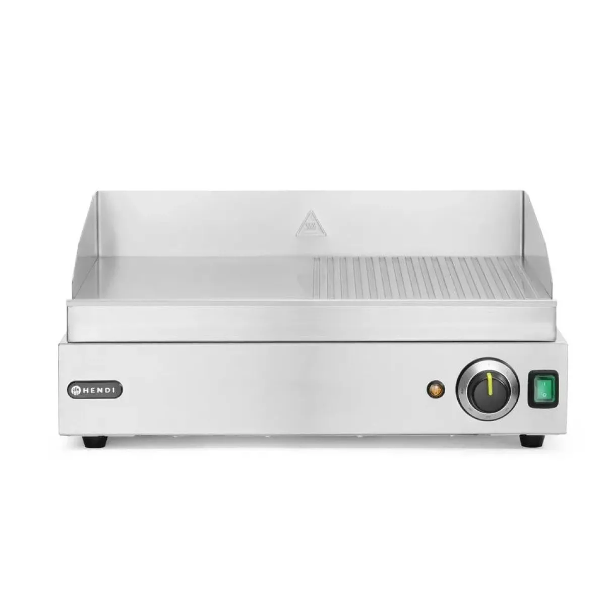 Hot Hendi Bakplaat half geribbeld 1/2 glad 1/2 geribd 230V/2400W