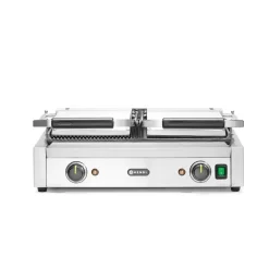 Best Hendi Contactgrill - dubbele versie half geribd