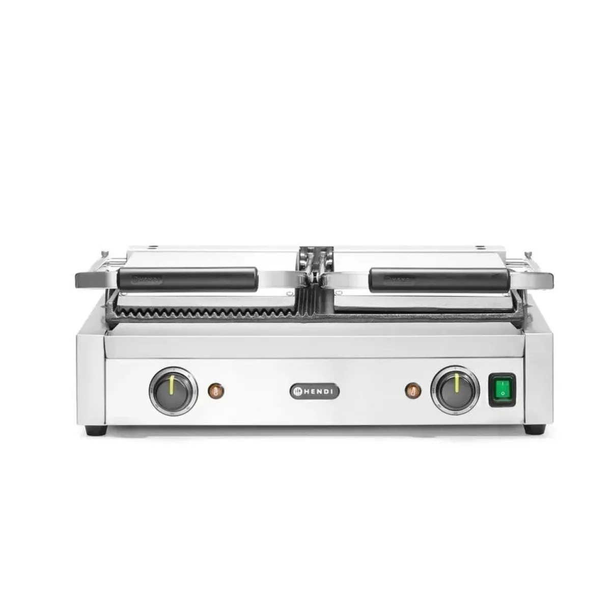Best Hendi Contactgrill - dubbele versie half geribd