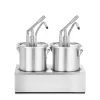 Online Hendi Sauspomp roestvast staal set 2 stuks 2x 4,5L