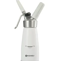 New Hendi Slagroomapparaat 0,25 Liter