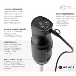 Best Hendi Staafmixer 250W