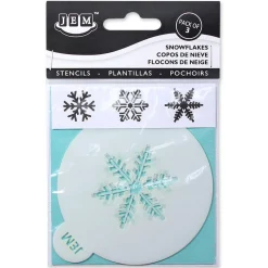 Outlet JEM Sjabloon Sneeuwvlokken Set/3