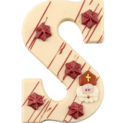 New Overig Luxe Chocoladeletter Wit -Letter S- 220g