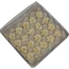 Clearance Overig Marsepein rozen 6 blads 40mm 20 stuks, Wit Luxe