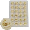 Sale Overig Marsepein Rozen Wit 6-blads 25mm (24 st.)