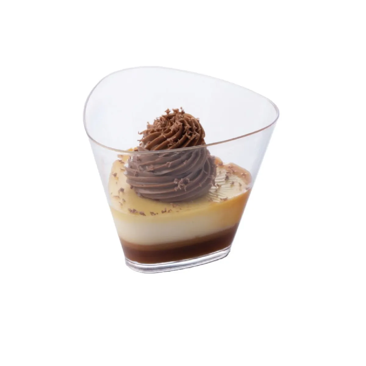 Clearance Martellato Lepelgebak cups Triangel (175 ml) / 100 stuks