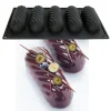 Hot Martellato Siliconen Vorm Eclair Twist 120x40mm (5) 29x17cm