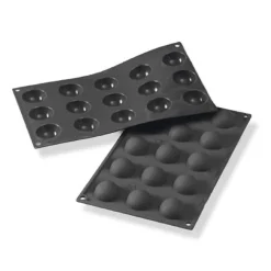 New Martellato Siliconen Vorm Halve Bol Ø45x22,5mm (15) 29x17cm