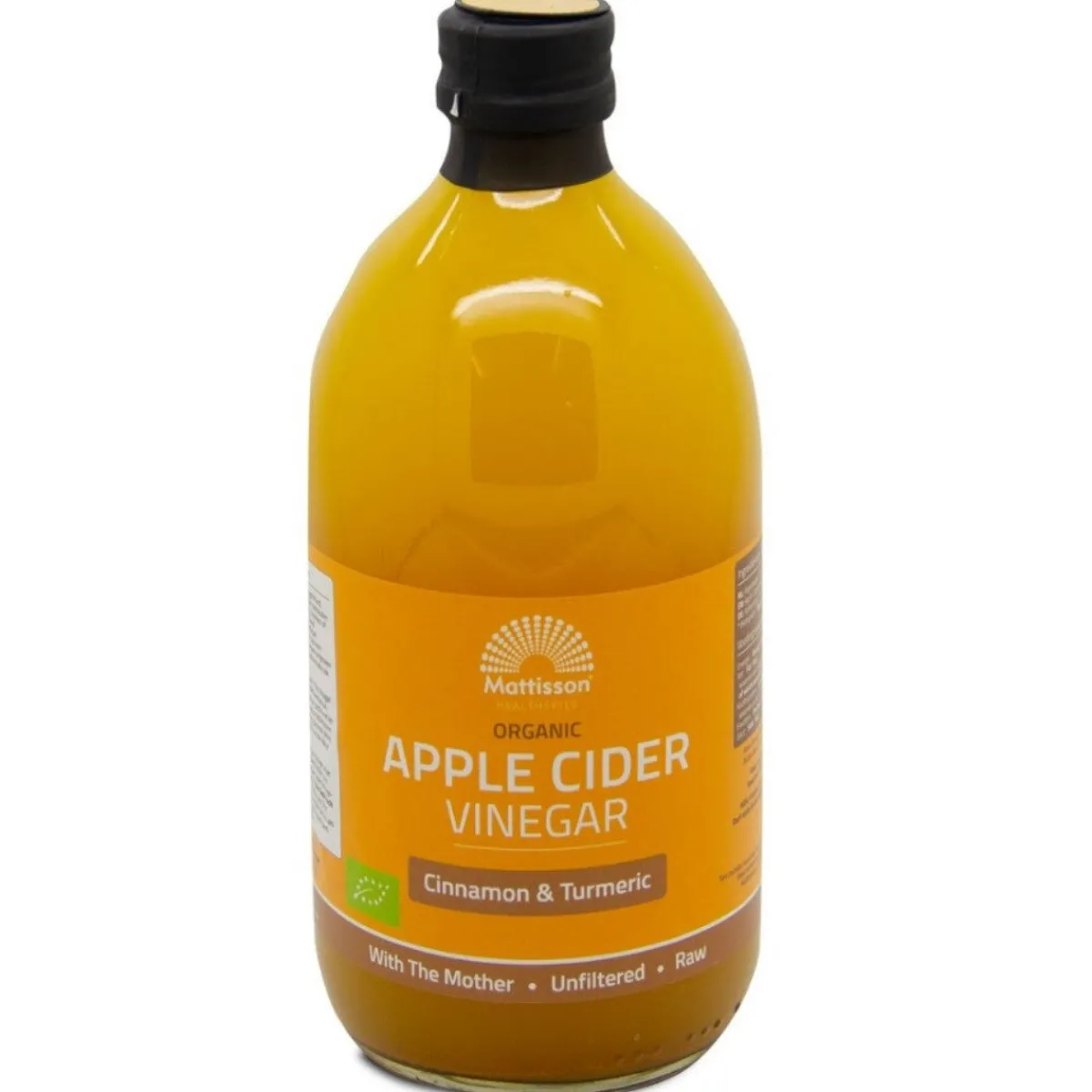 Online Mattisson Appelazijn Kaneel & Kurkuma Biologisch 500ml