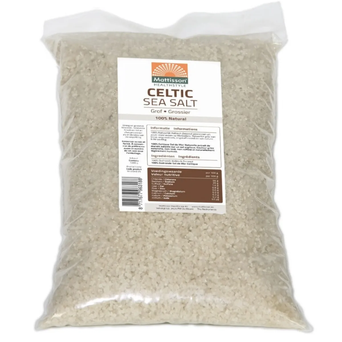 Online Mattisson Keltisch Zeezout Grof 1kg