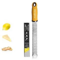 Microplane Rasp Zester Mosterd Geel