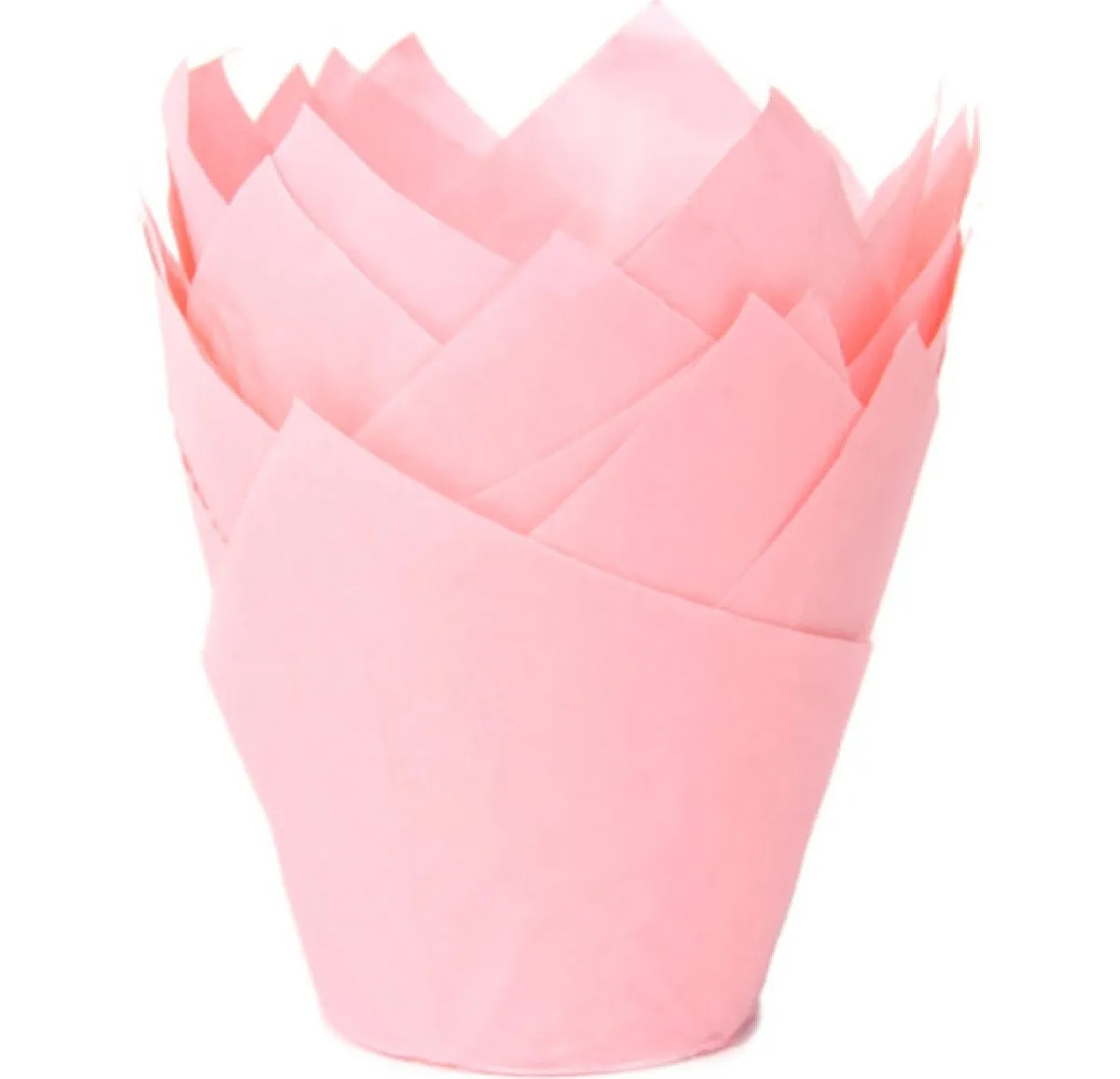 New House of Marie Muffin Cups HoM Tulp Baby Roze 36st.