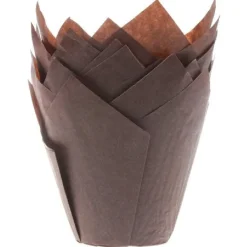 Clearance House of Marie Muffin Cups HoM Tulp Bruin 36st.