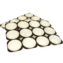 Hot Overig Muffin/Cupcake Tray papier Wit set 2x12 vormpjes