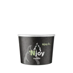 Outlet Njoy Sundae bekers 225cc (50 stuks) Bio