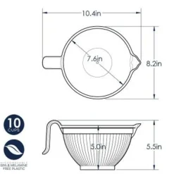 Outlet Nordic Ware Beslagkom Kunststof 2,4L (Ø19cm)