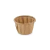 Clearance Overig Papieren Bakje Rond Bruin Ø3,5x2,1cm 200st.