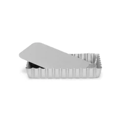 Hot Patisse Mini Quichevorm Losse Bodem Silver-Top 13x8cm