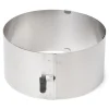 Clearance Patisse Taartring Verstelbaar RVS Ø17-30x9(h)cm